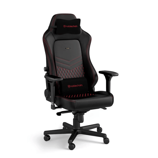 Chaise Gaming Noblechairs HERO Real Leather Black/Red