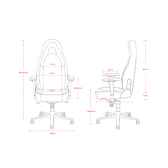 Chaise Gaming SKILLCHAIRS SCV1 STALKER RED