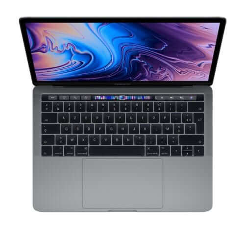 MacBook Pro 13'' Touch Bar 256 Go SSD 8 Go RAM Intel Core i5 Quadricœur à 1.4 GHz Gris sidéral Mi 2020